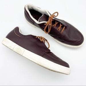 RARE Air Jordans brown leather sneakers